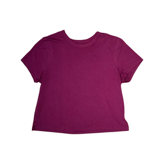 Women's 6 - Magenta Purple Lululemon Cates Crop Tee