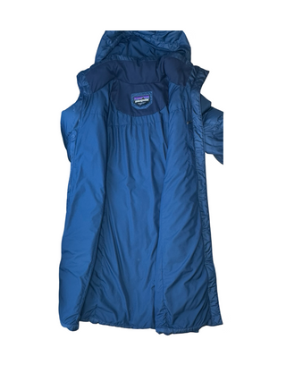 Women's M - Blue Patagonia Down With It Parka