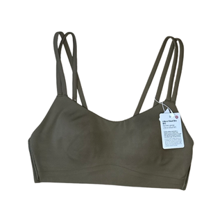 Women's 4 - NWT Artifact Green Lululemon Like a Cloud Bra *Light Support, B/C Cup