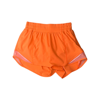 Women's 2 - Orange Lululemon Hotty Hot 2 Shorts