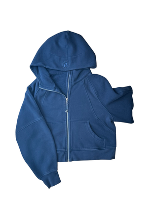 Women's XS/S - Navy Blue Lululemon Oversized Scuba Fullzip