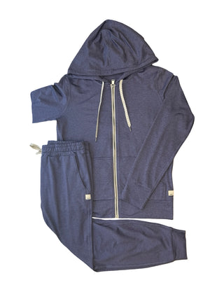 Women's XS - Purple Vuori Dreamknit Halo Hoodie Fullzip and Jogger Set