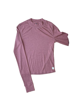 Women's S - Pink Vuori Mudra Fitted Long Sleeve