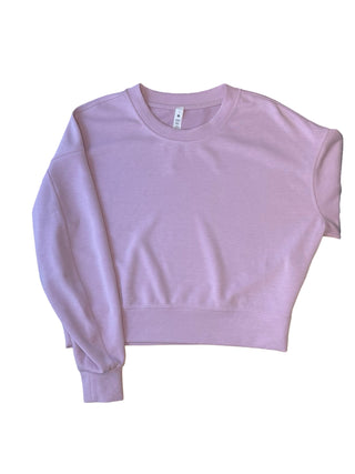 Women's 4 - Pink Lululemon Perfectly Oversized Softstreme Crew