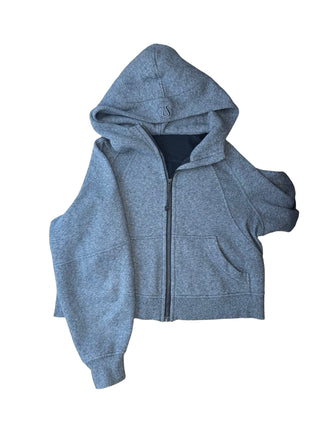 Women's XS/S - Dark Gray Lululemon Oversized Scuba Fullzip Hoodie