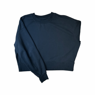 Women's 8 - Black Lululemon Perfectly Oversized Cropped Crew