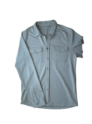 Men's L - Green Vuori Boulevard Shirt Jacket