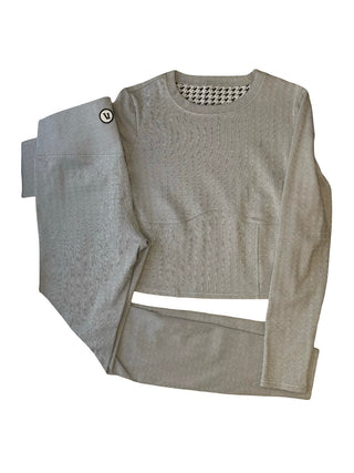 Women's M - Houndstooth Vuori Textured Chilled Out Set