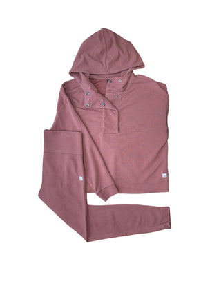 Women's L - Pink Vuori Villa Thermal Waffle-Knit Set