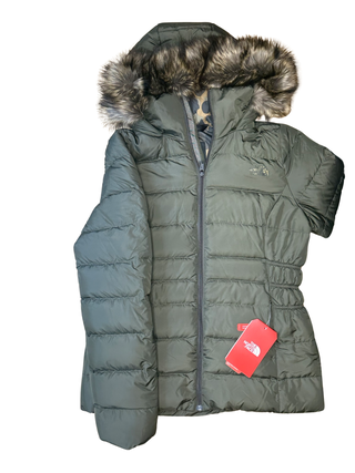 Women's M - NWT Green North Face Gotham 550 Down Jacket