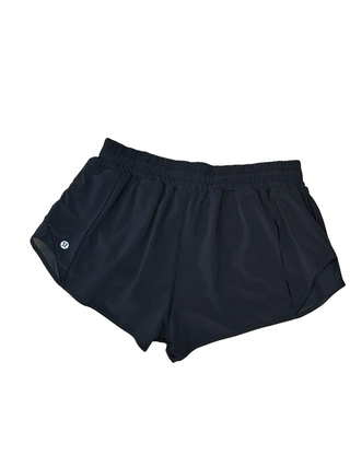 Women's 8 - Black Lululemon Hotty Hot 2 Shorts