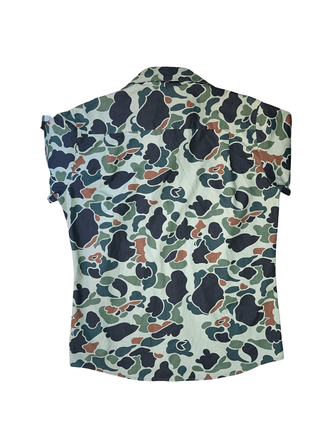 M - Vintage Walls Camo Button Down