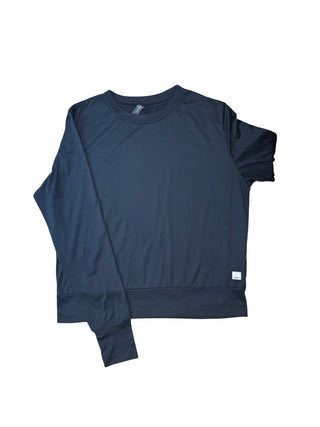 Women's M - Black Vuori Long Sleeve Halo Crew
