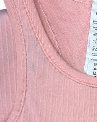 Women's 4 - Pink Lululemon Ebb To Street Cropped Tank