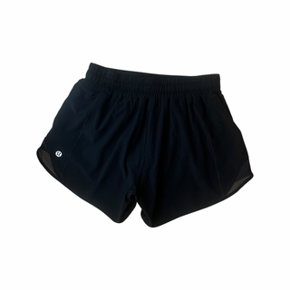 Women's 4 Tall - Black Lululemon Hotty Hot 2 Shorts