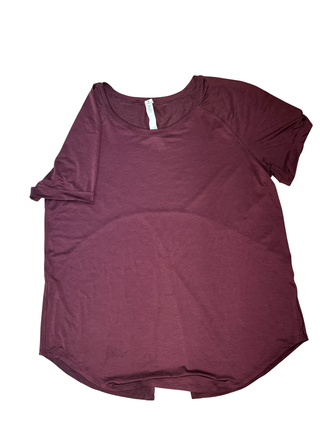 Women's 8 - Red Lululemon Split Short Sleeve