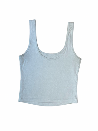 Women's S - Gray Halo Performance Crop Tank