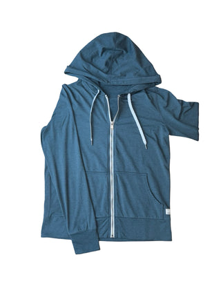 Women's XS - Blue Vuori Halo Performance Fullzip Hoodie