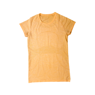 Women's 10 - Orange Lululemon Swiftly Tech Short Sleeve Crew