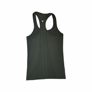 Women's 4 - Dark Green Lululemon Swiftly Tech Tank