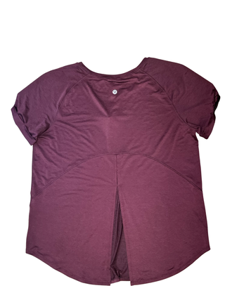 Women's 8 - Red Lululemon Split Short Sleeve