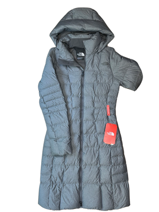 Women's XS - NWT Heathered Gray North Face 550 Metropolis Parka