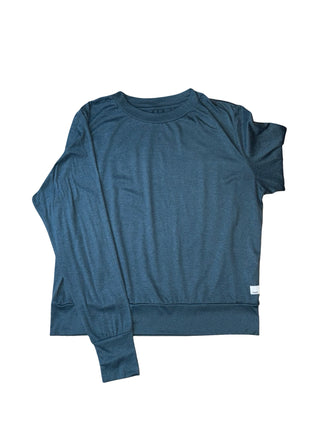 Women's M - Blue Vuori Long Sleeve Halo Crew