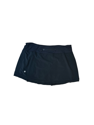 Women's 8 - Black Lululemon Pace Rival Mid-Rise Skirt