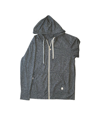 Women's M - Heathered Gray Vuori Halo Performance Fullzip Hoodie