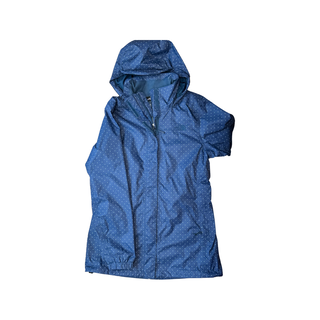 Women's M - Blue Polka Dot North Face DryVent Parka