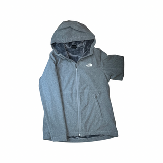 Women's L - Gray North Face Hybrid Windwall Jacket