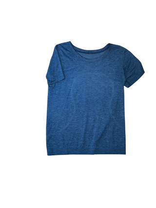 Women's 6 - Heathered Blue Lululemon Swiftly Tech Short Sleeve Crew