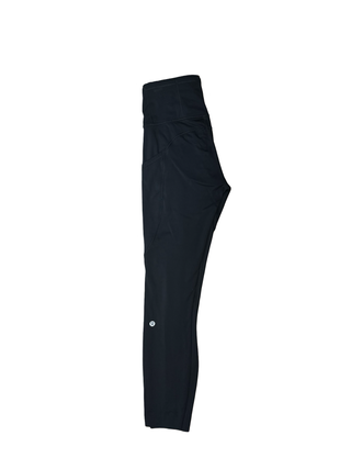 Women's 4 - Black Lululemon Fast & Free 7/8 II *Non-Reflective Nulux Leggings