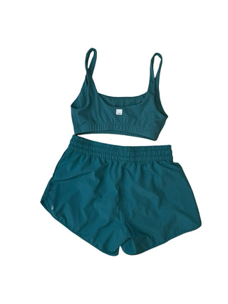 Women's M - Green Vuori Bra and Shorts Set