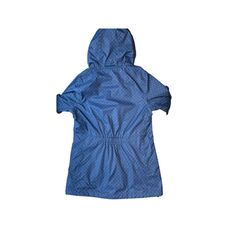 Women's M - Blue Polka Dot North Face DryVent Parka