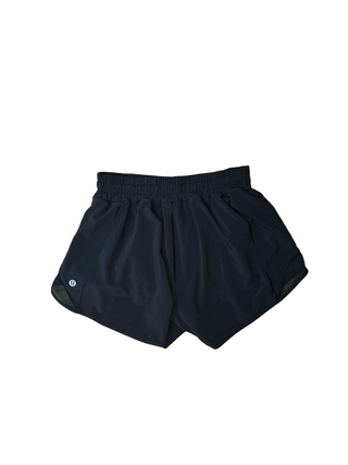 Women's 6 - Black Lululemon Hotty Hot 2 Shorts