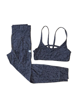 Women's S - Dark Gray/Black Print Vuori Daily Set