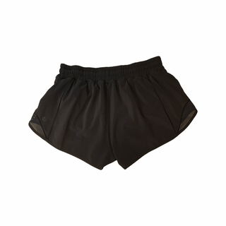 Women's 6 - Black Lululemon Hotty Hot 2 Shorts