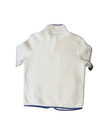 Women's M - White Patagonia Retro Pile Fleece Fullzip