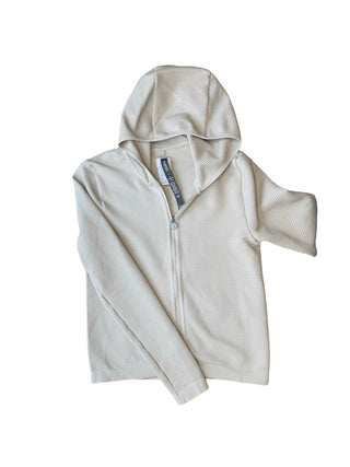 Women's S - Cream Vuori Waffle Weave Fullzip Jacket