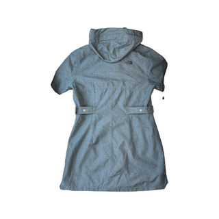 Women's L - Gray Herringbone North Face DryVent Parka