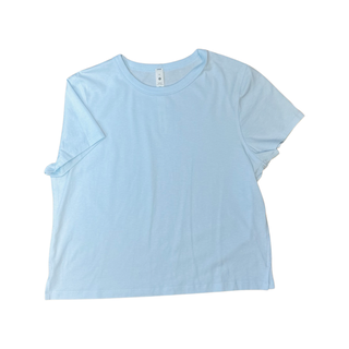 Women's 6 - Blue Lululemon Cates Crop Tee