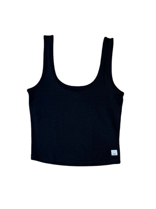 Women's XS - Black Halo Performance Cropped Tank