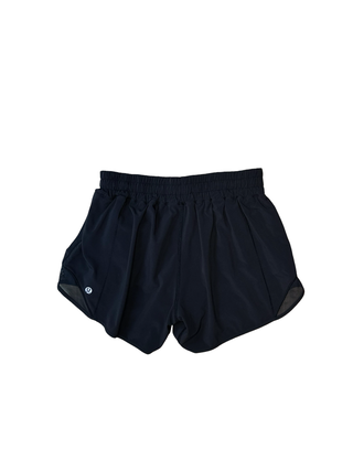 Women's 6 - Black Lululemon Hotty Hot 2 Shorts