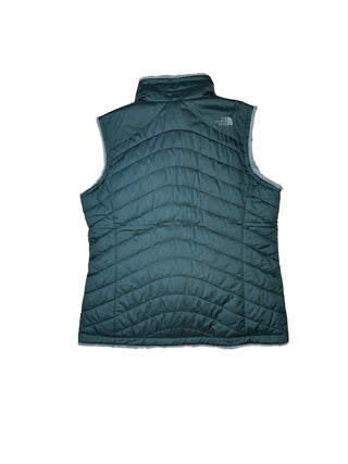 Women's L - Green North Face Mossbud Reversible Vest