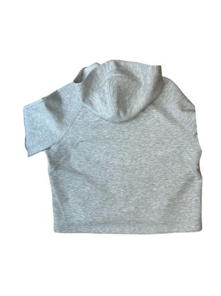 Women's 6 - Gray Lululemon Embossed Logo AirWrap Modal Pullover Hoodie