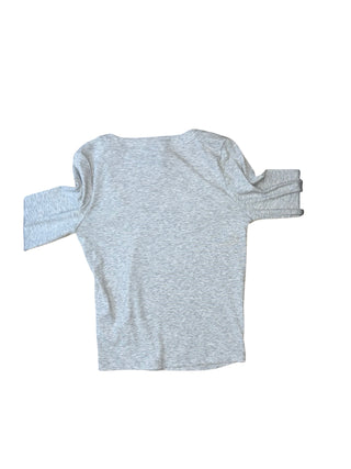 Women's M - Gray Vuori Cotton Scoop Long Sleeve