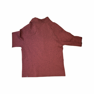 Women's 6 - Red and Black Lululemon Rest Less Cropped 1/2 Zip