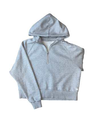 Women's L - Gray Vuori Restore Half Zip Hoodie
