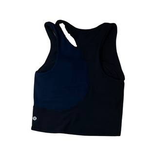 Women's 2 - Black / True Navy Lululemon Nulu Asymmetrical Yoga Tank Top